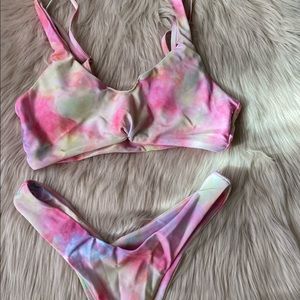 Tie dye bikini